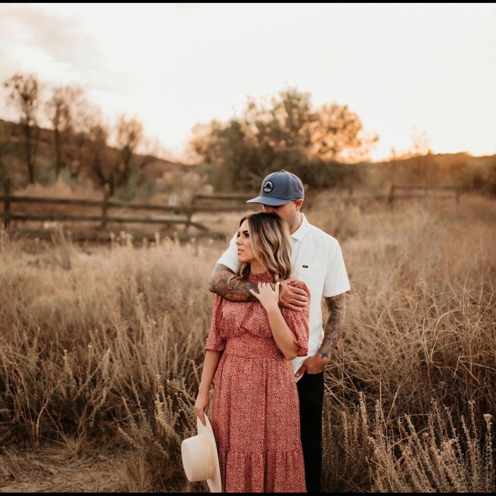 High Neck Maxi Dress in Rust! - Picture 4 of 11